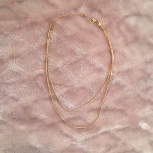 Forever 21 Fold layered necklace